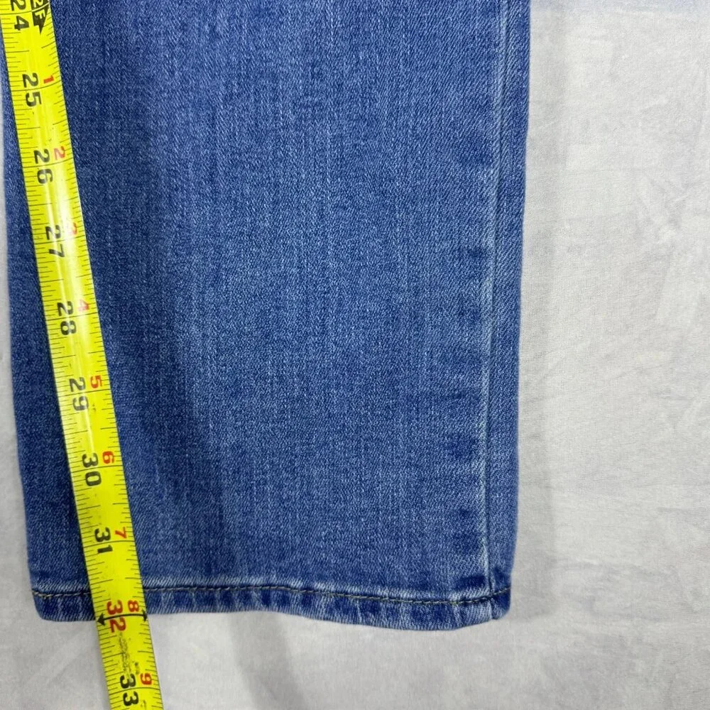 Levi's Signature Straight Jeans Womens Blue Faded Denim Mid Rise Size 18M 34x32‎ - Picture 16 of 16